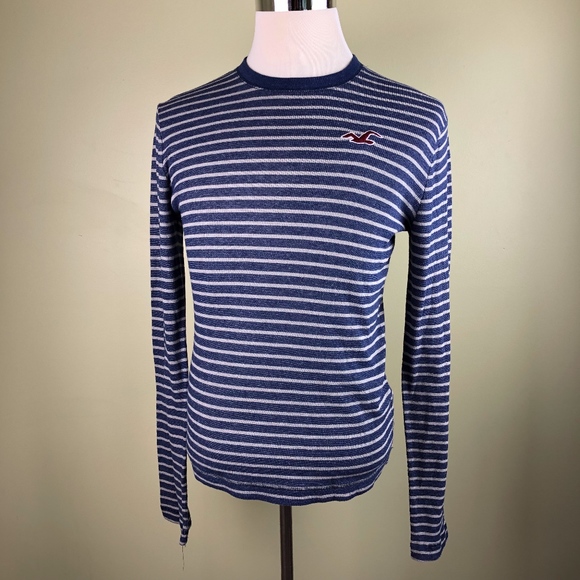 Hollister Other - Hollister Striped Long Sleeve Tee Shirt Mens Sz L